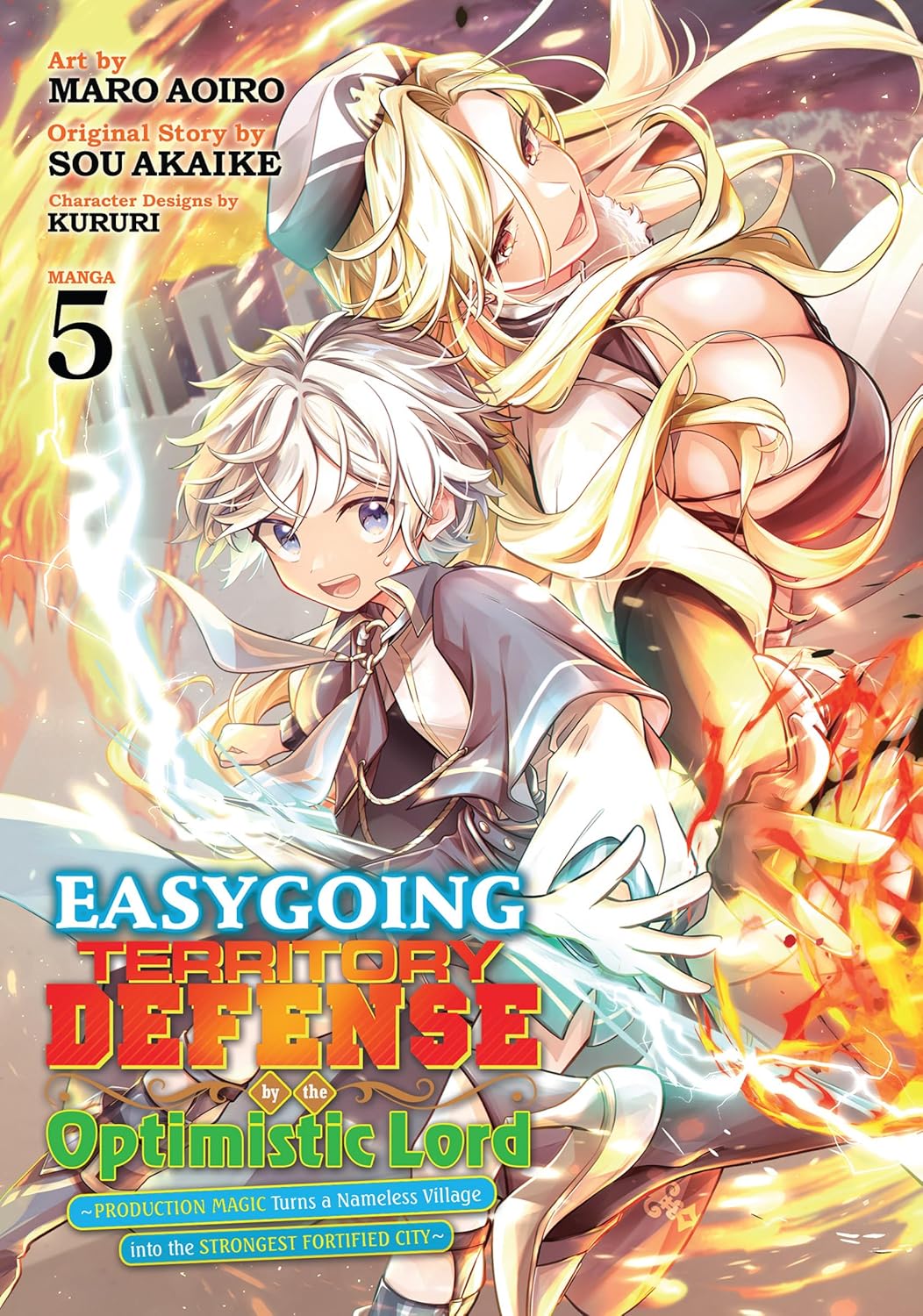 (01/07/2025) Easygoing Territory Defense by the Optimistic Lord: Production Magic Turns a Nameless Village Into the Strongest Fortified City (Manga) Vol. 05