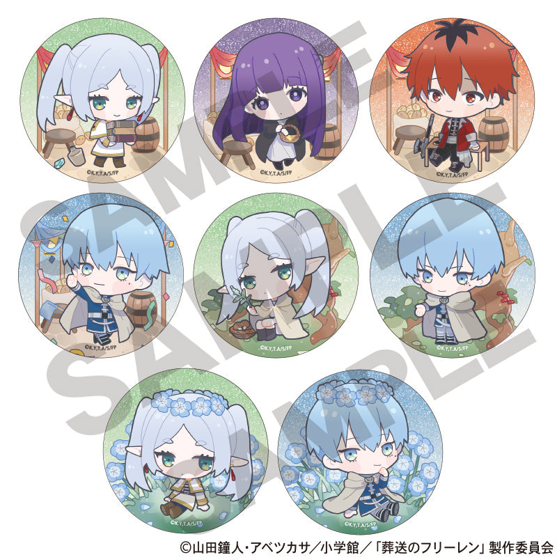 Frieren: Beyond Journey's End: Trading Glitter Can Badge Chimaniwa 8pcs