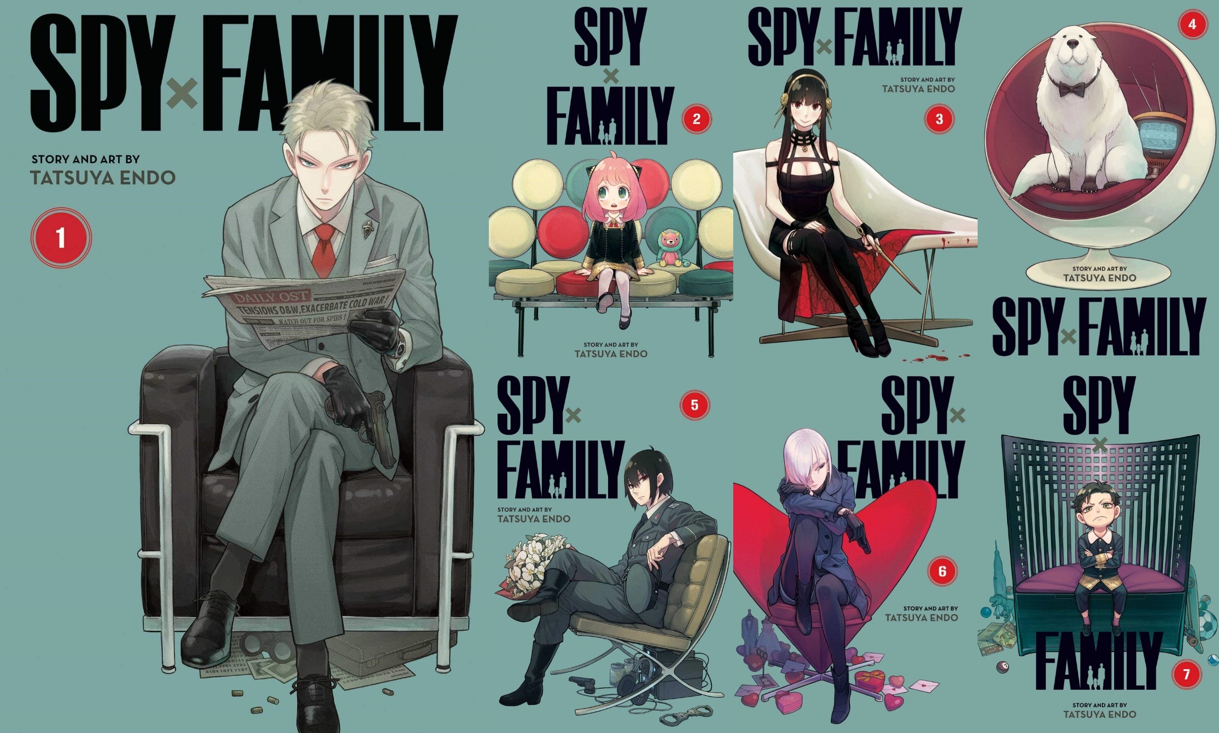 Spy X Family Full Current Manga Set (1-7)
