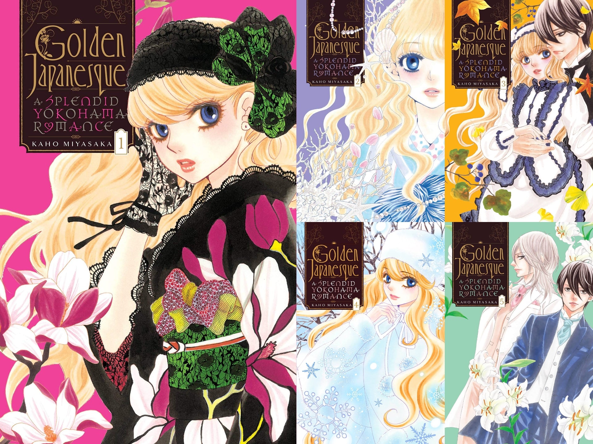 Golden Japanesque: A Splendid Yokohama Romance Full Current Set (1-5)